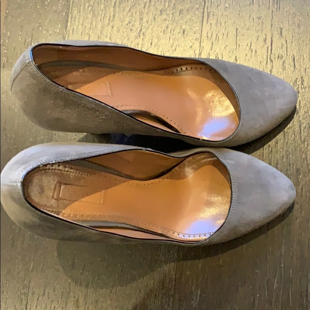 Grey Suede Alaia Heels - Picture 3 of 5